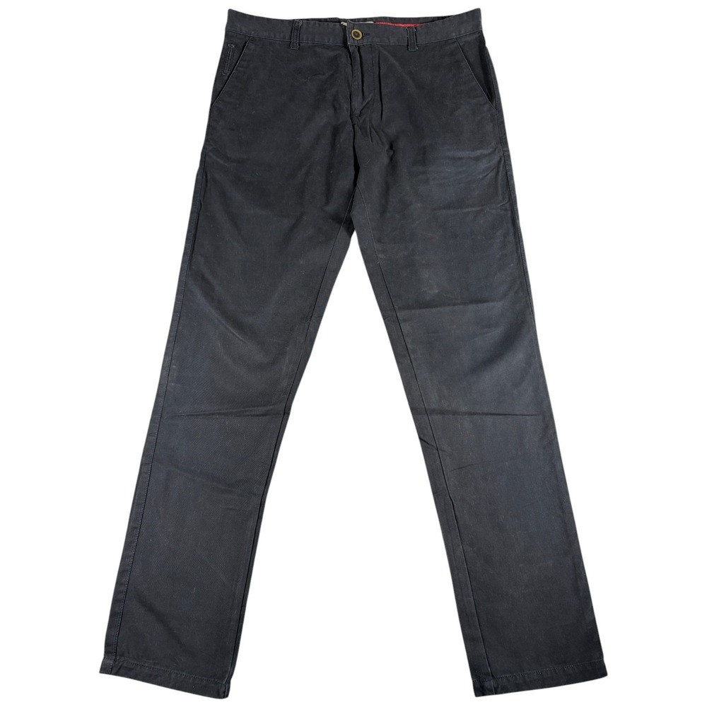Diesel Chino Pants Mens 36 (37x31.5) Navy Blue Straight Leg Cotton Twill Premium